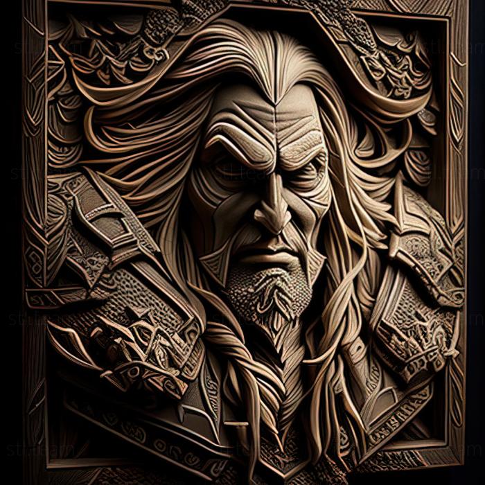 3D модель Артас Менетіл Warcraft World of Warcraft (STL)